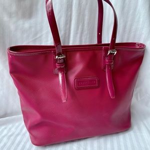 Longchamp Magenta Top-Handle Bag